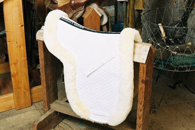 Engel Deluxe Sheepskin Dressage Numnah with Complete Lining & Full Rolled Edge - 3320CR