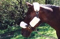 Sheepskin Bridle Cover Set – Poll, Nose, and Cheek Straps