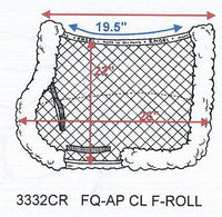 Engel Sheepskin All Purpose Saddle Blanket with Complete Lining & Full Roll Edge - 3332CR