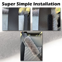 Sheepskin Seat Belt Cover - Single Pack for Cars, Trucks and SUV's