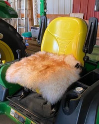 Universal Sheepskin Tractor Buttpad® | Seat Cover for Kubota & Zero Turn Mowers