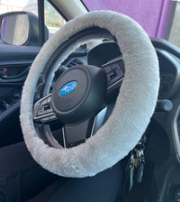 Sheepskin Steering Wheel Cover - All-Season Comfort