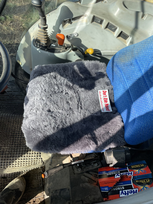 Universal Sheepskin Tractor Buttpad® | Seat Cover for Kubota & Zero Turn Mowers